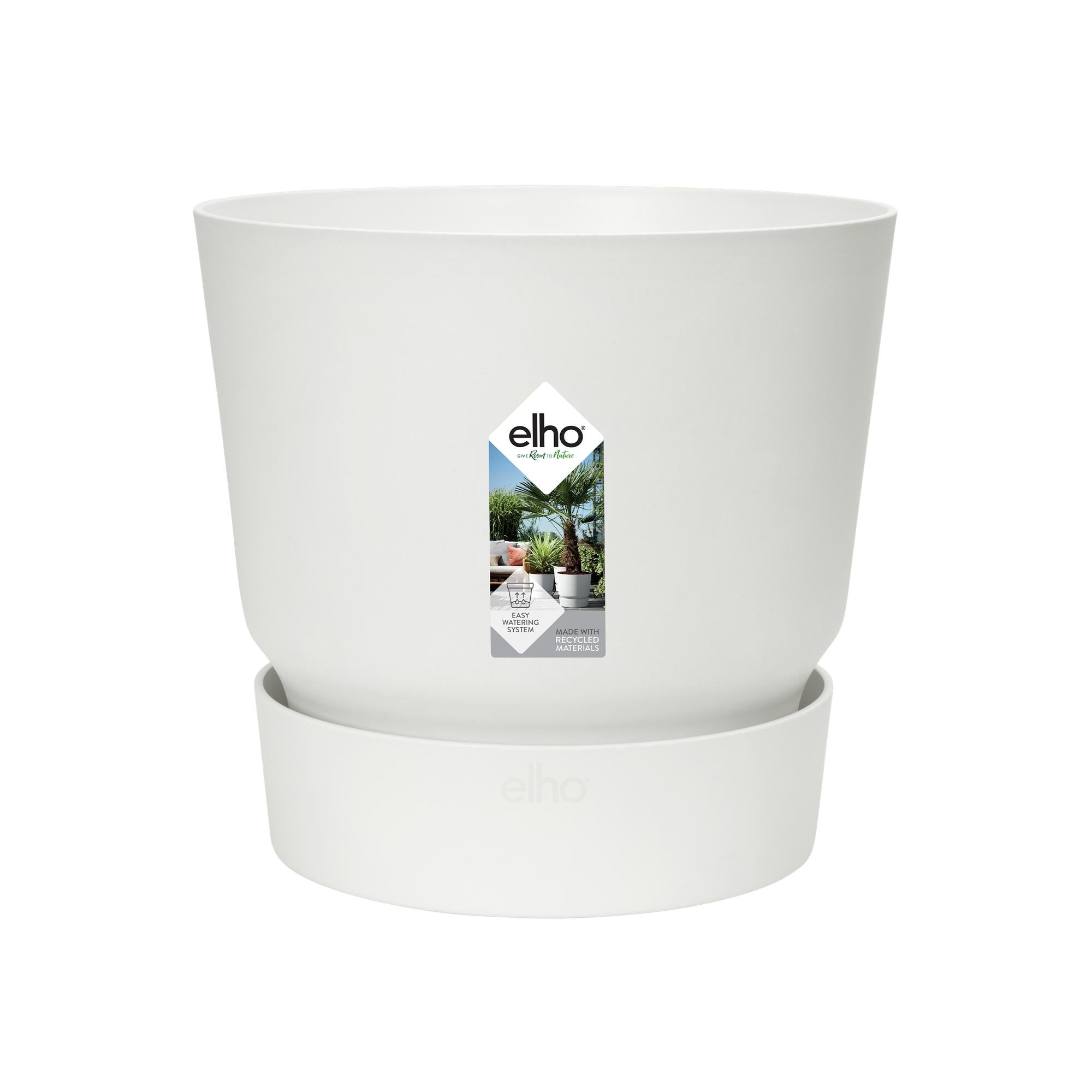 Pot Elho Greenville Round Wit kopen bij Plant & Bomenshop