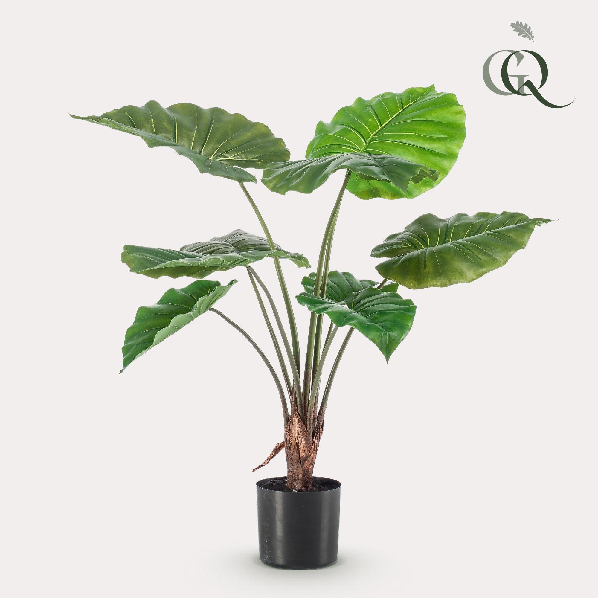 Kunstplant Alocasia - Olifantsoor 70 cm - Altijd groen