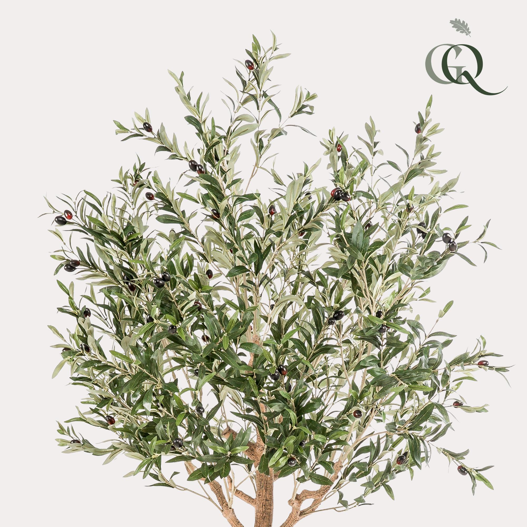 Kunst Olijfboom - Olea Europaea - 180 cm - Mediterrane sfeer in huis