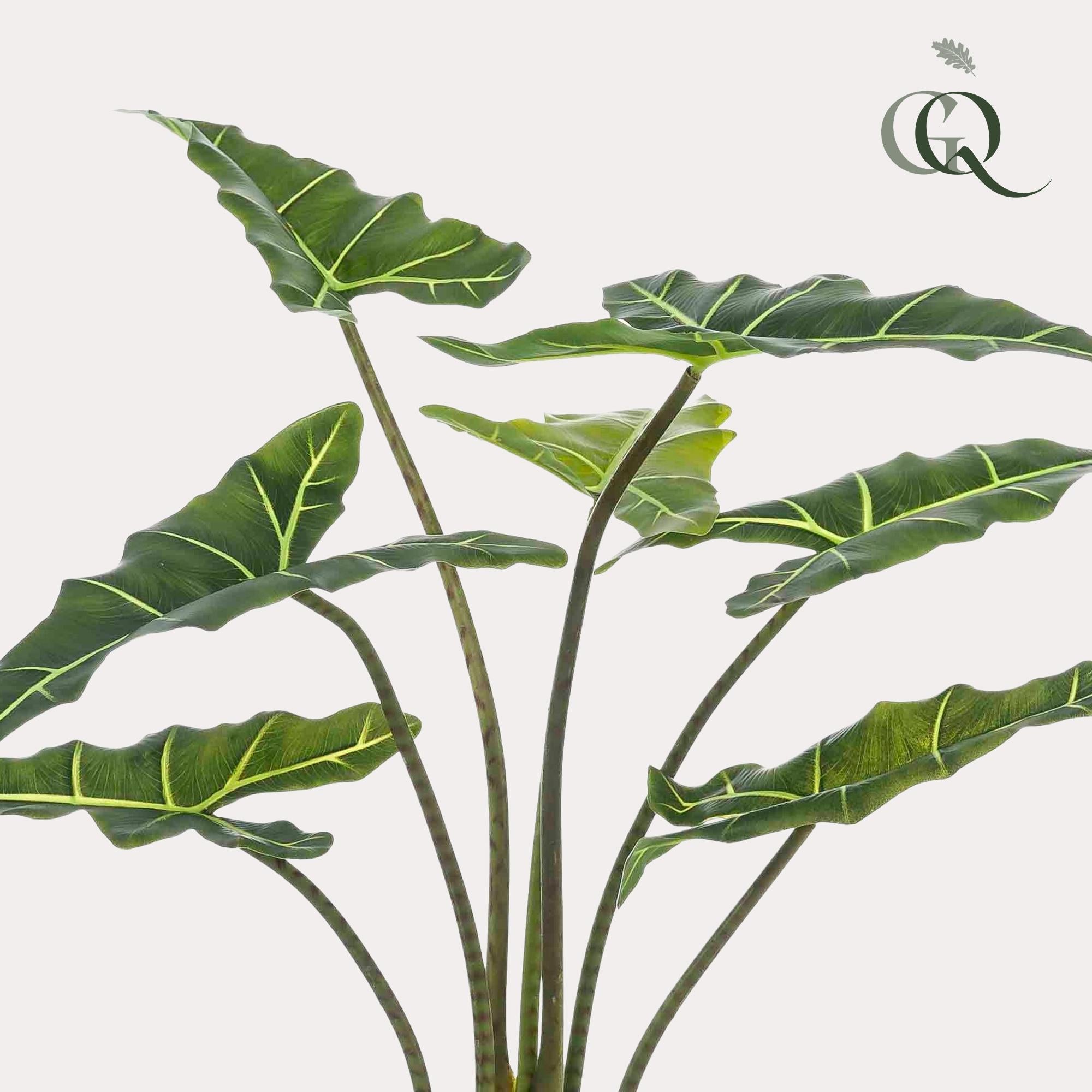 Alocasia Frydek Kunstplant - Olifantsoor 90 cm - Blijvend groene blikvanger