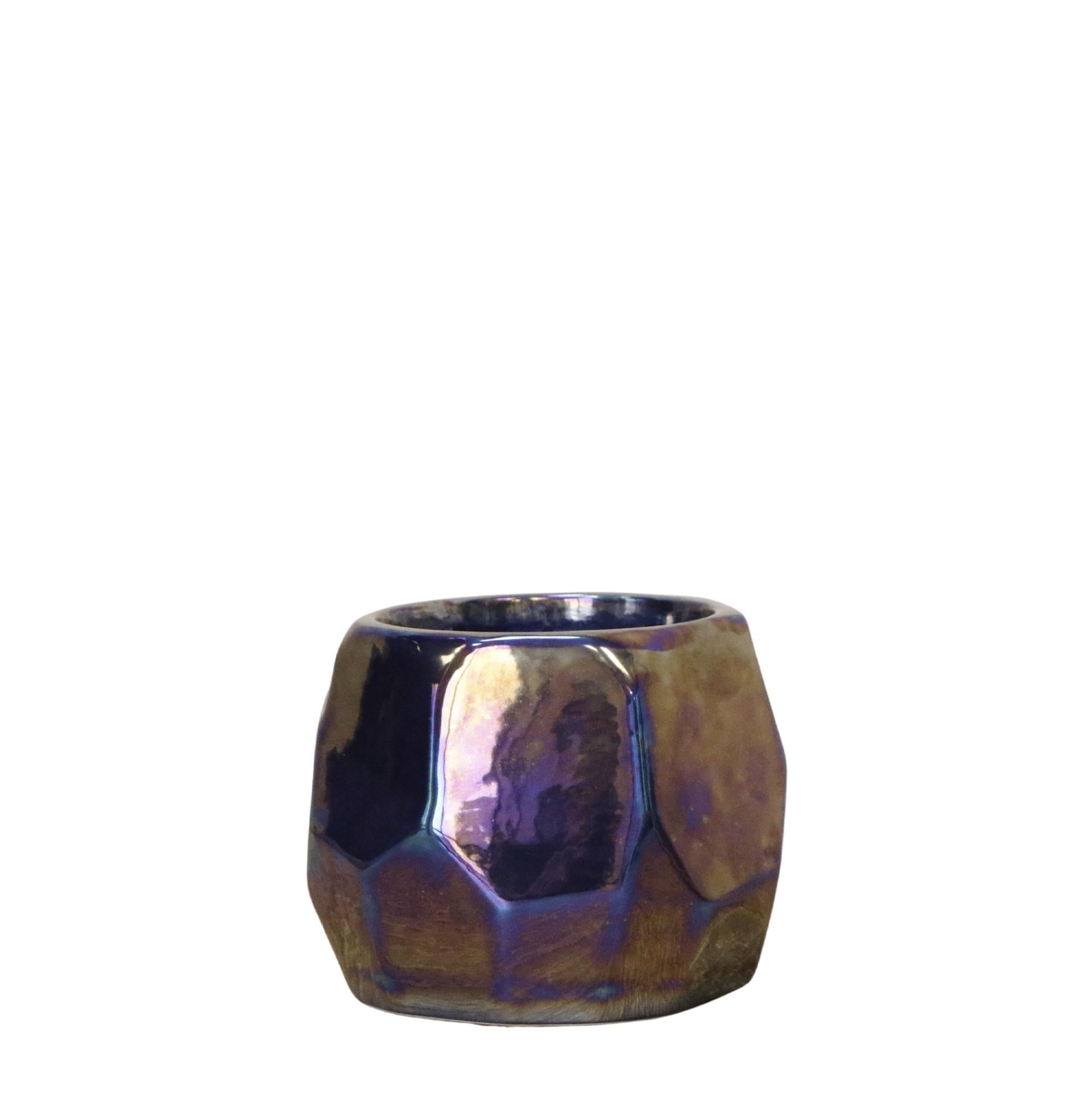 Kolibri Home | Pearl Pot – Blue – Ø6cm en Ø9cm