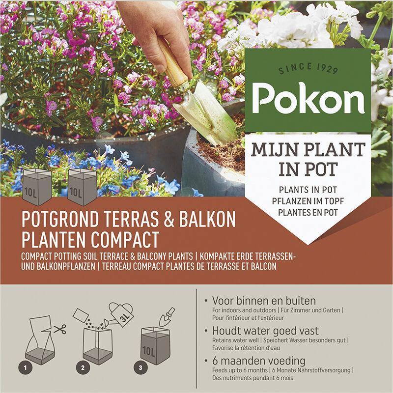 Pokon | Kokos Potgrond Terras & Balkon Compact - 20L